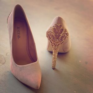 Sarina Embellished Heel Pump